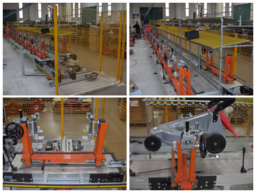 Linea assemblaggio rasaerba