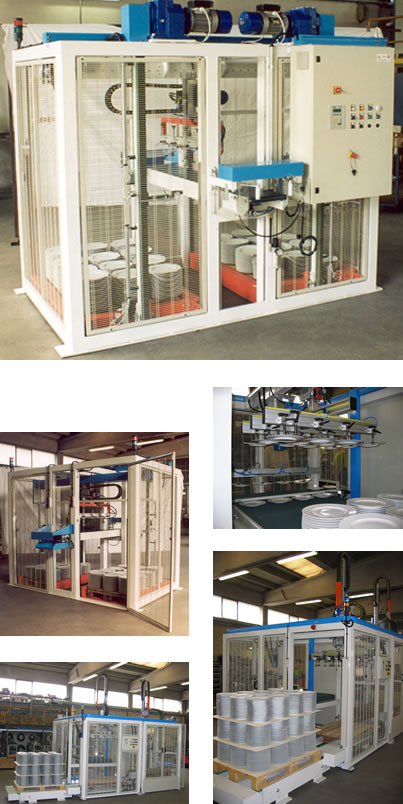 Pallettizzatore piatti